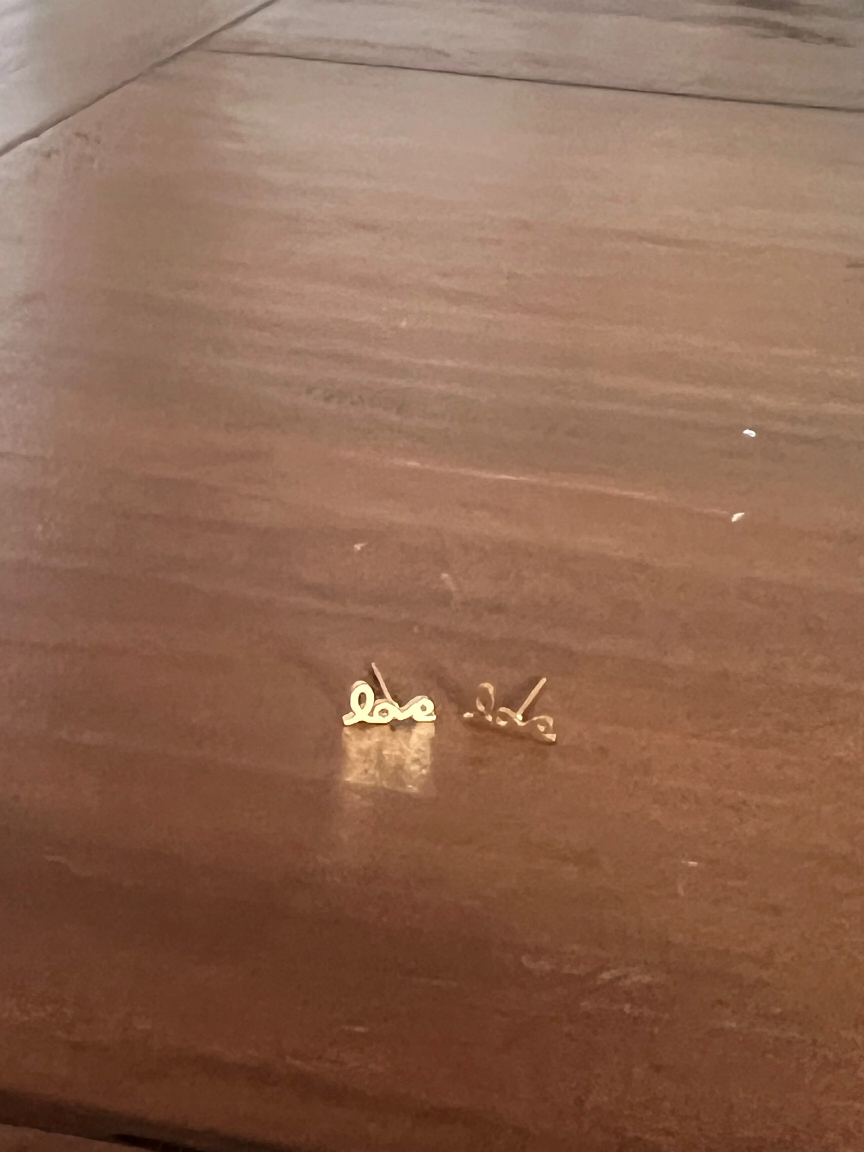 little love stud earrings sold by bubs & sass product image thumbnail 3