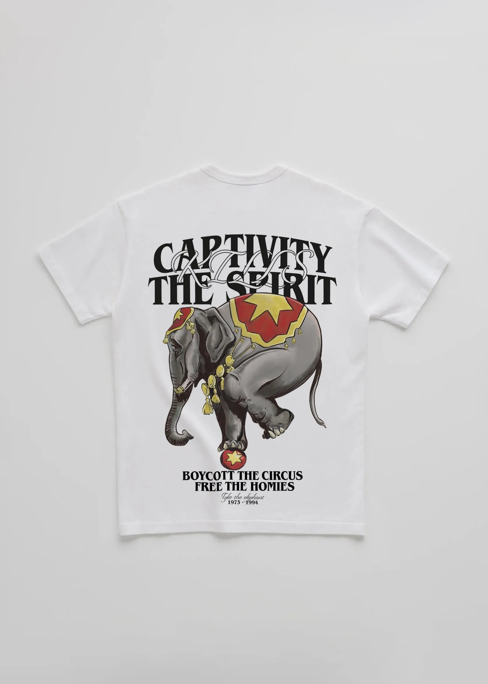 "CAPTIVITY KILLS THE SPIRIT" TEE sold by Dont Eat the Homies