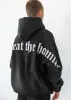SHOULDER PRINT DISTRESSED HOODIE sold by Dont Eat the Homies