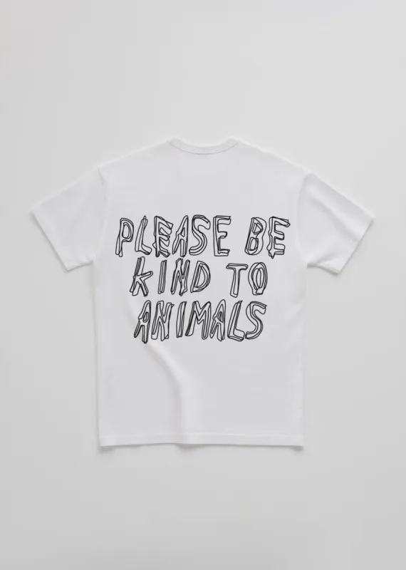 PLEASE BE KIND TO ANIMALS TEE sold by Dont Eat the Homies