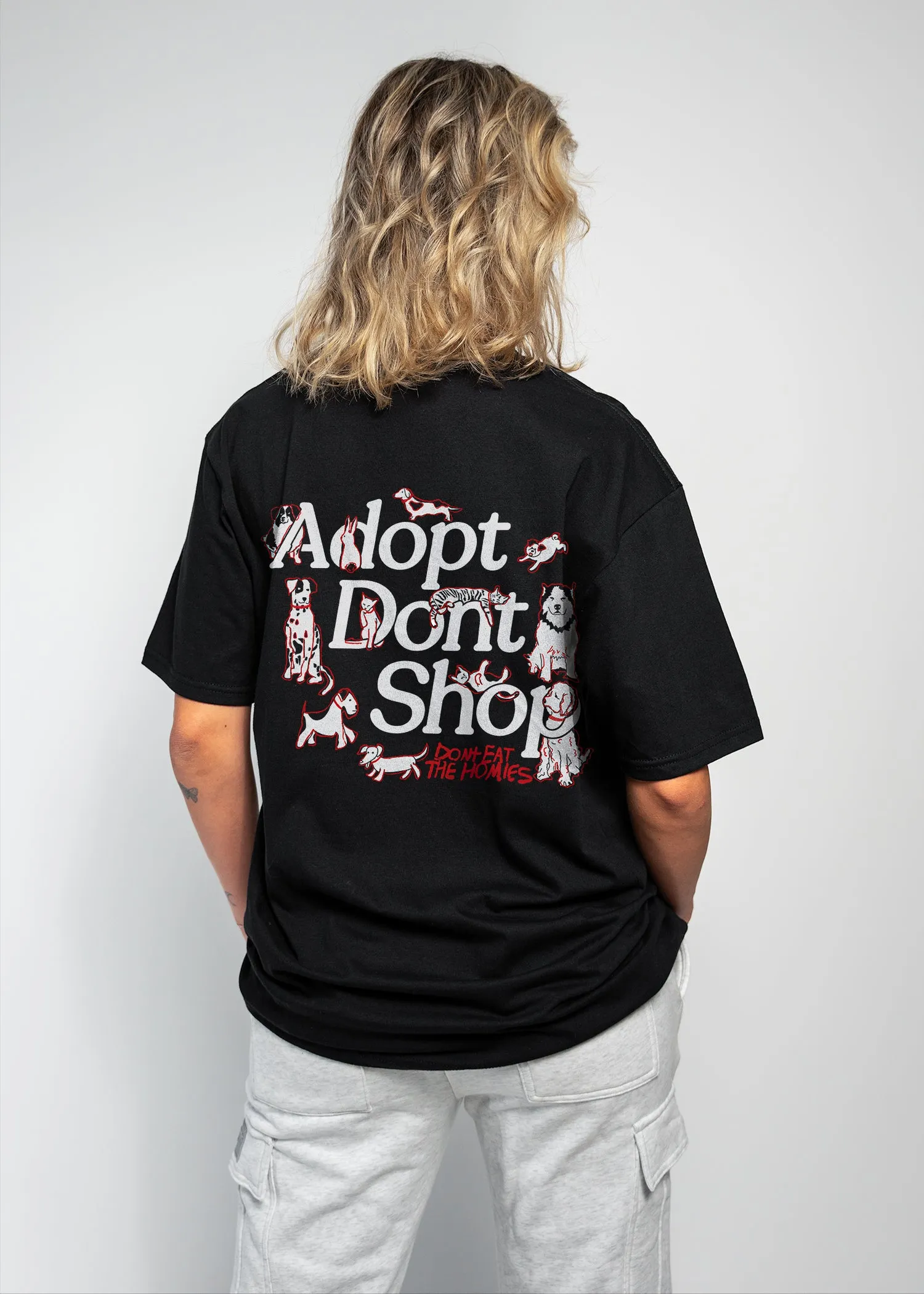 Adopt Dont Shop Tee sold by Dont Eat the Homies product image thumbnail 3