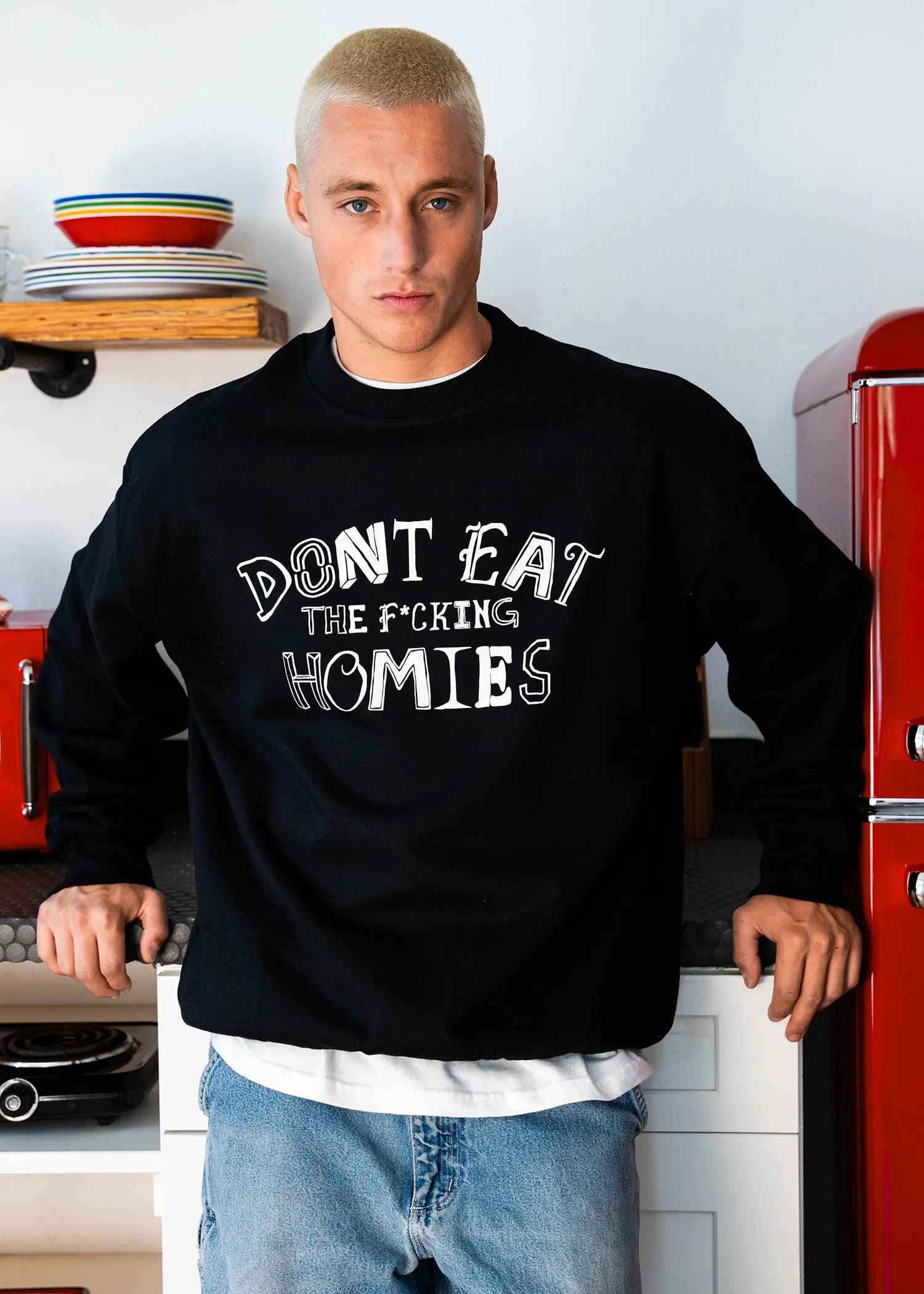 Dont Eat The Effing Homies Crewneck sold by Dont Eat the Homies