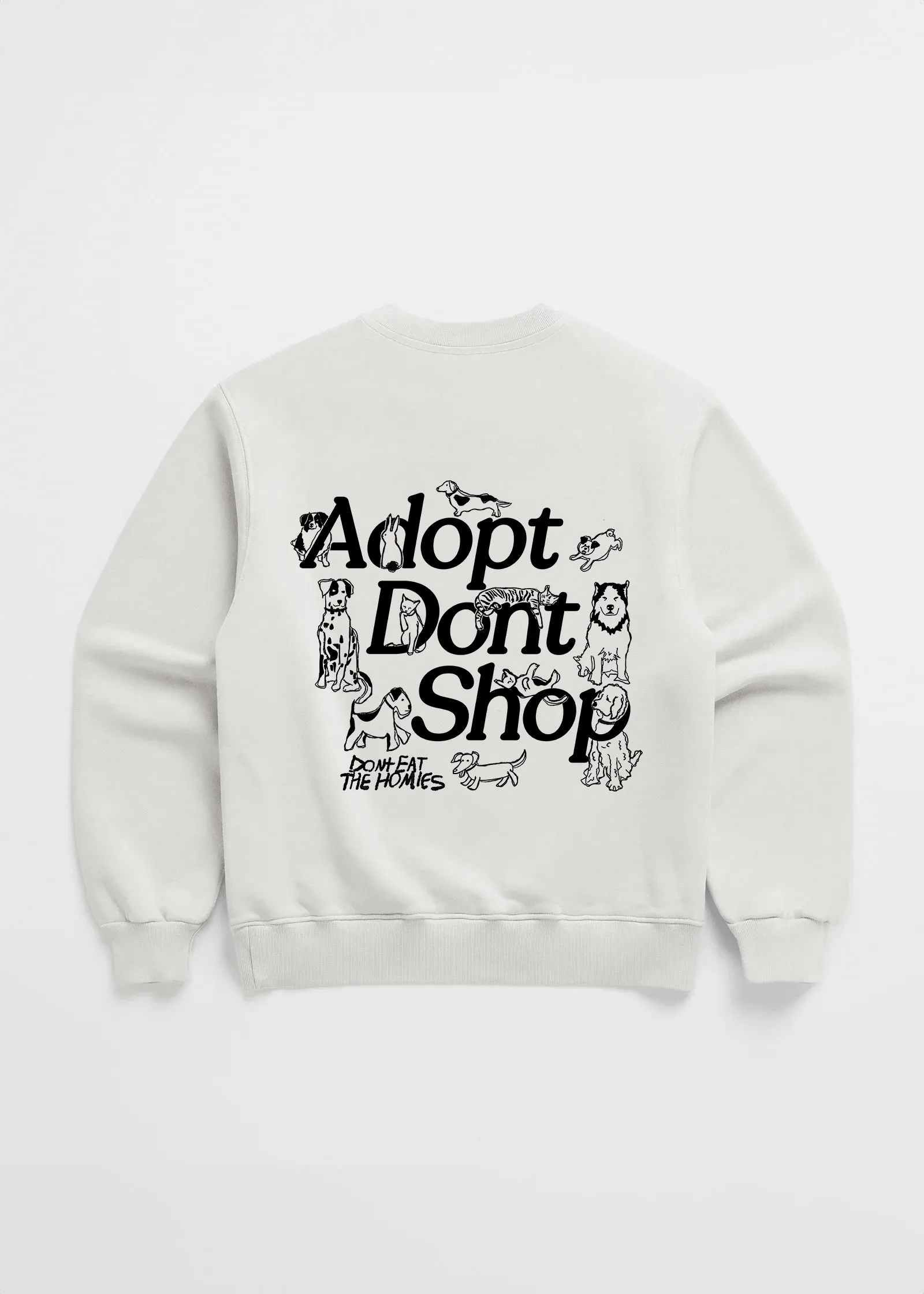 Adopt Dont Shop Crewneck sold by Dont Eat the Homies product image thumbnail 3