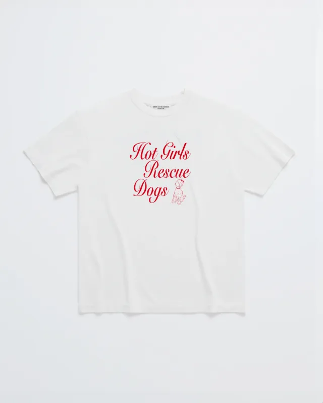 HOT GIRLS RESCUE DOGS TEE made by Dont Eat the Homies