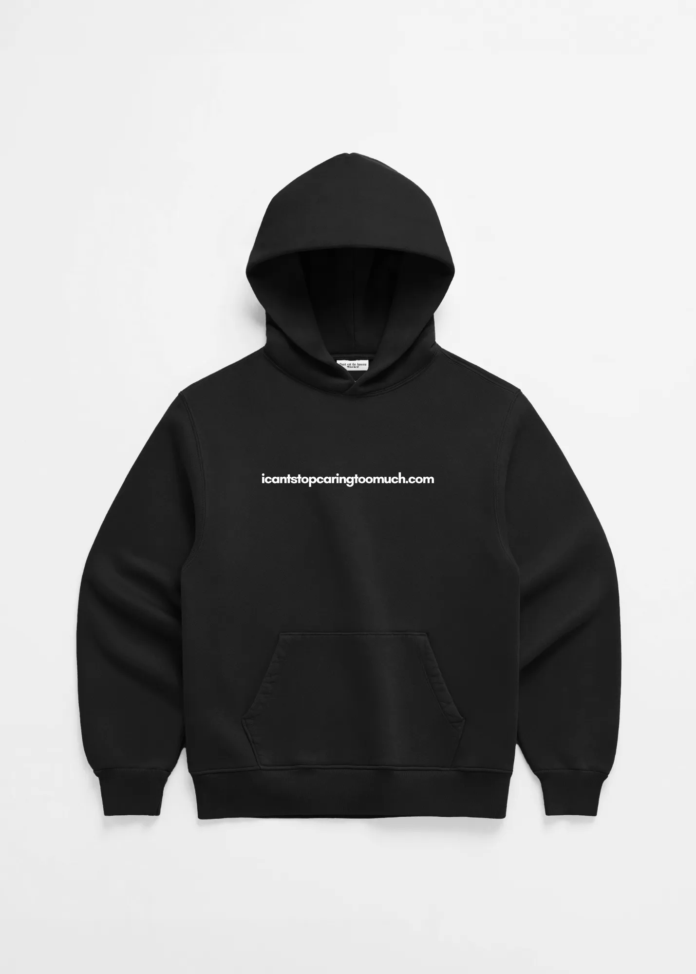 I CANT STOP CARING TOO MUCH .COM HOODIE sold by Dont Eat the Homies product image thumbnail 2