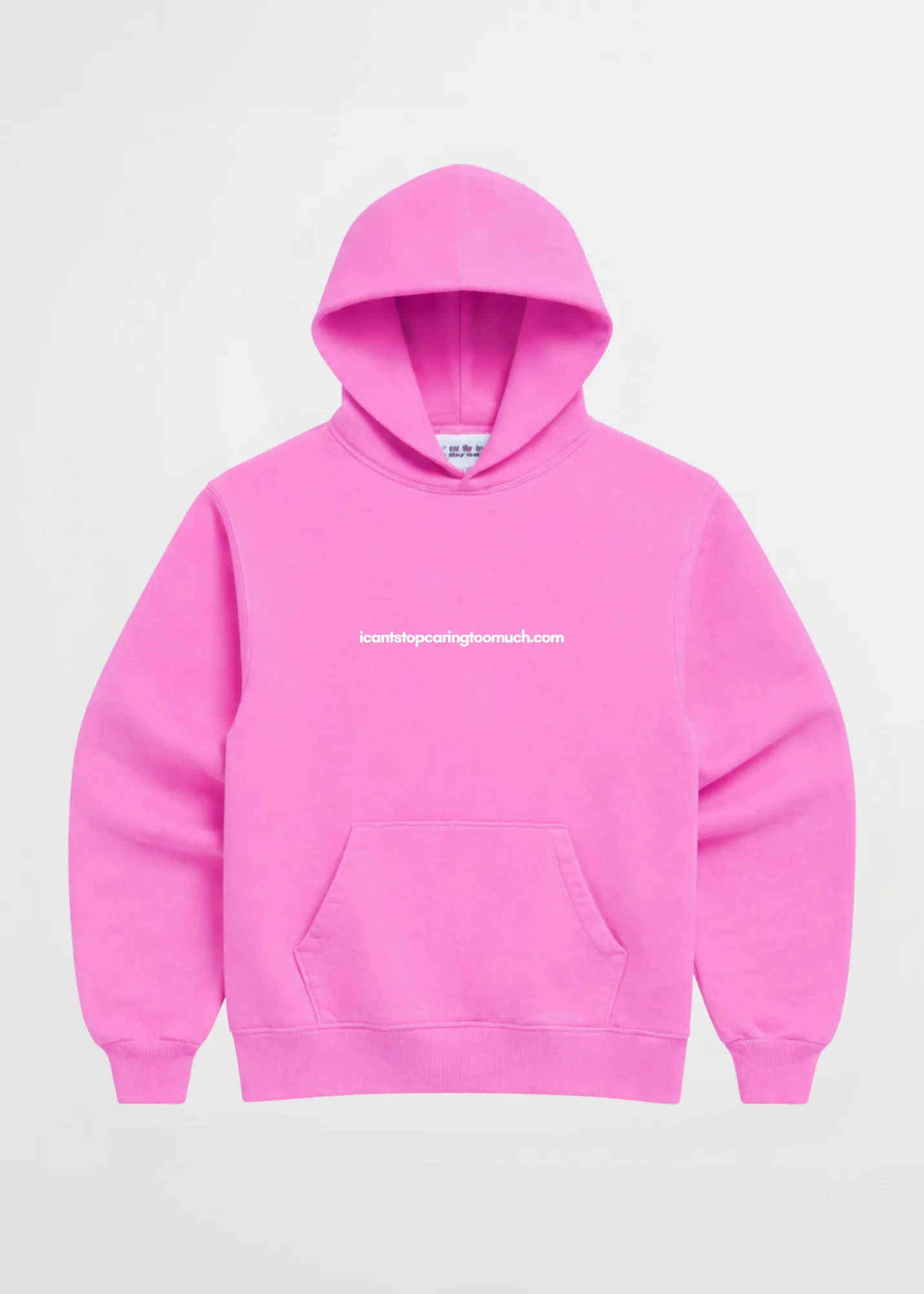 I CANT STOP CARING TOO MUCH .COM HOODIE sold by Dont Eat the Homies product image thumbnail 3