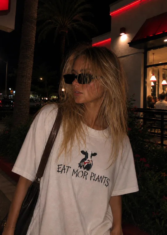 EAT MORE PLANTS TEE made by Dont Eat the Homies