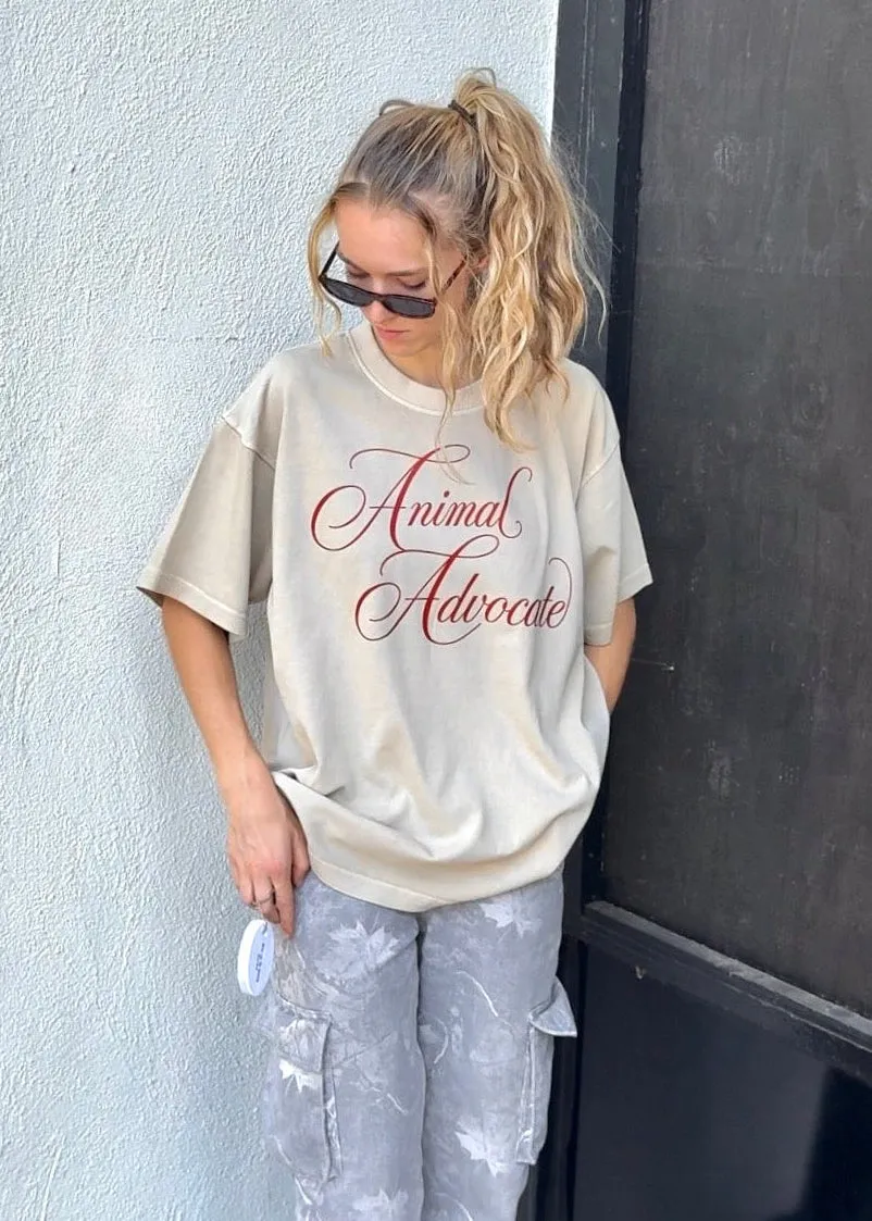 ANIMAL ADVOCATE TEE SHIRT sold by Dont Eat the Homies product image thumbnail 2