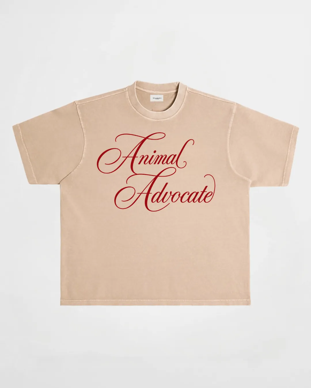 ANIMAL ADVOCATE TEE SHIRT sold by Dont Eat the Homies product image thumbnail 3