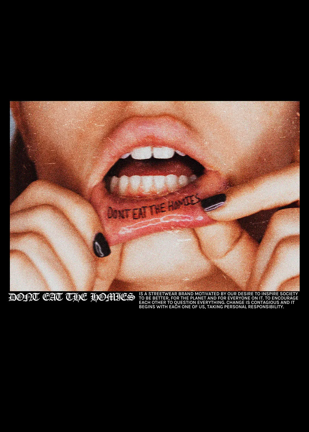 LIP TAT TEE sold by Dont Eat the Homies product image thumbnail 2