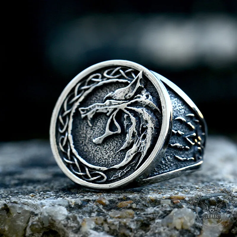 Witcher Wolf Stainless Steel Viking Ring sold by GTHIC product image thumbnail 2