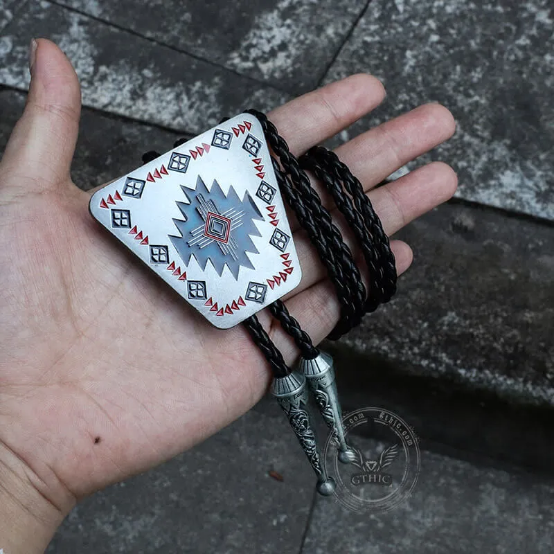 Geometric patterns Alloy Rodeo Bolo Tie sold by GTHIC product image thumbnail 3