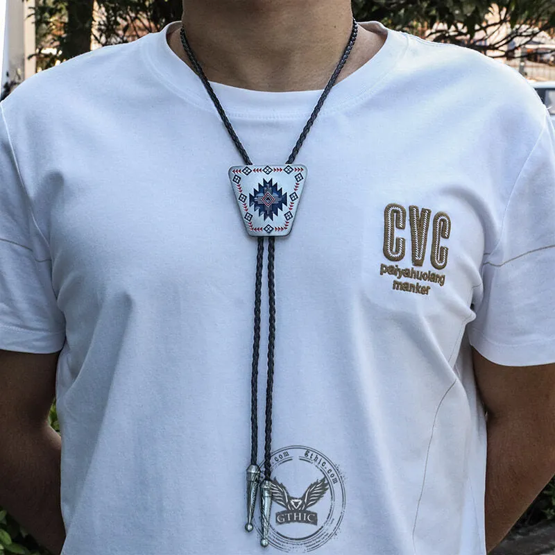 Geometric patterns Alloy Rodeo Bolo Tie sold by GTHIC product image thumbnail 2