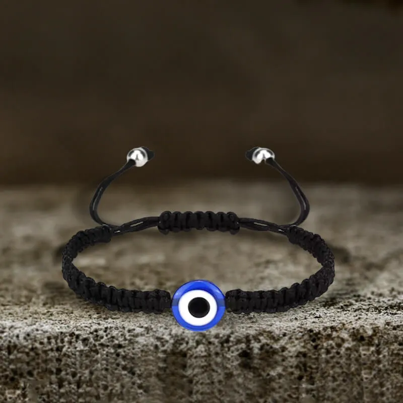 Evil Eye Braided Adjustable Bracelet sold by GTHIC