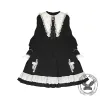 Gothic Ruffle Lace Cotton Lolita Dress sold by GTHIC