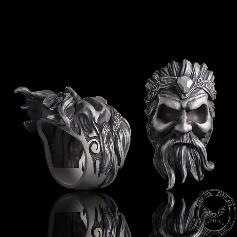 Viking God Sterling Silver Ring sold by GTHIC product image thumbnail 2