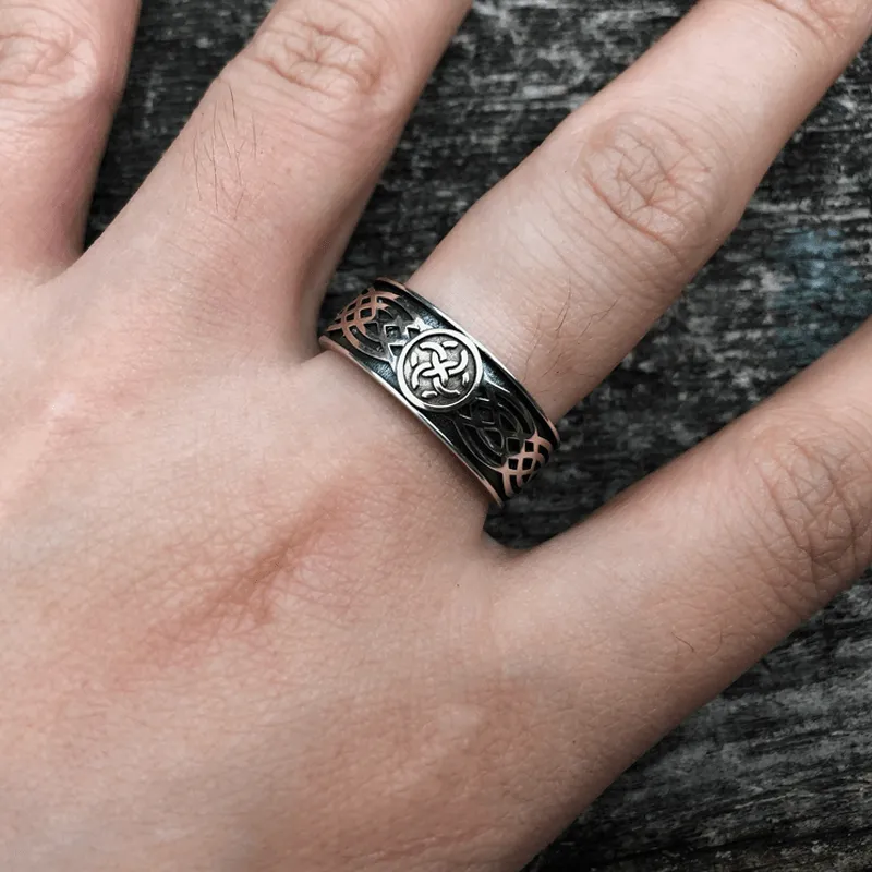 Celtic Amulet Sterling Silver Viking Ring sold by GTHIC product image thumbnail 3