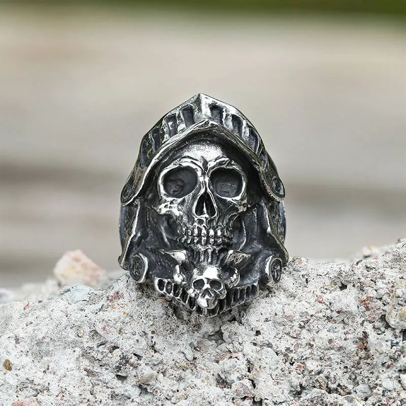 Knight Soldier Stainless Steel Punk Ring sold by GTHIC