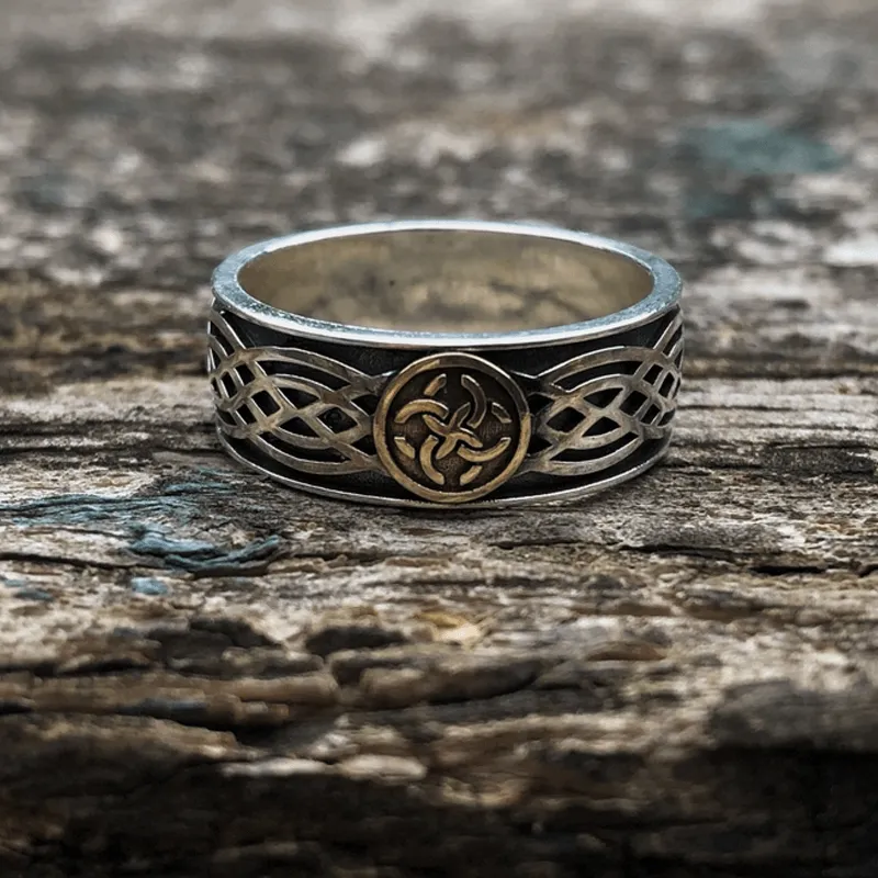 Celtic Amulet Sterling Silver Viking Ring sold by GTHIC