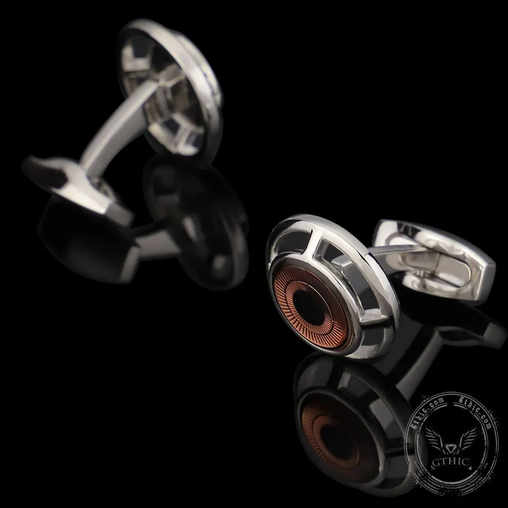 Exquisite Eye Brass Whale Back Cufflinks sold by GTHIC product image thumbnail 3