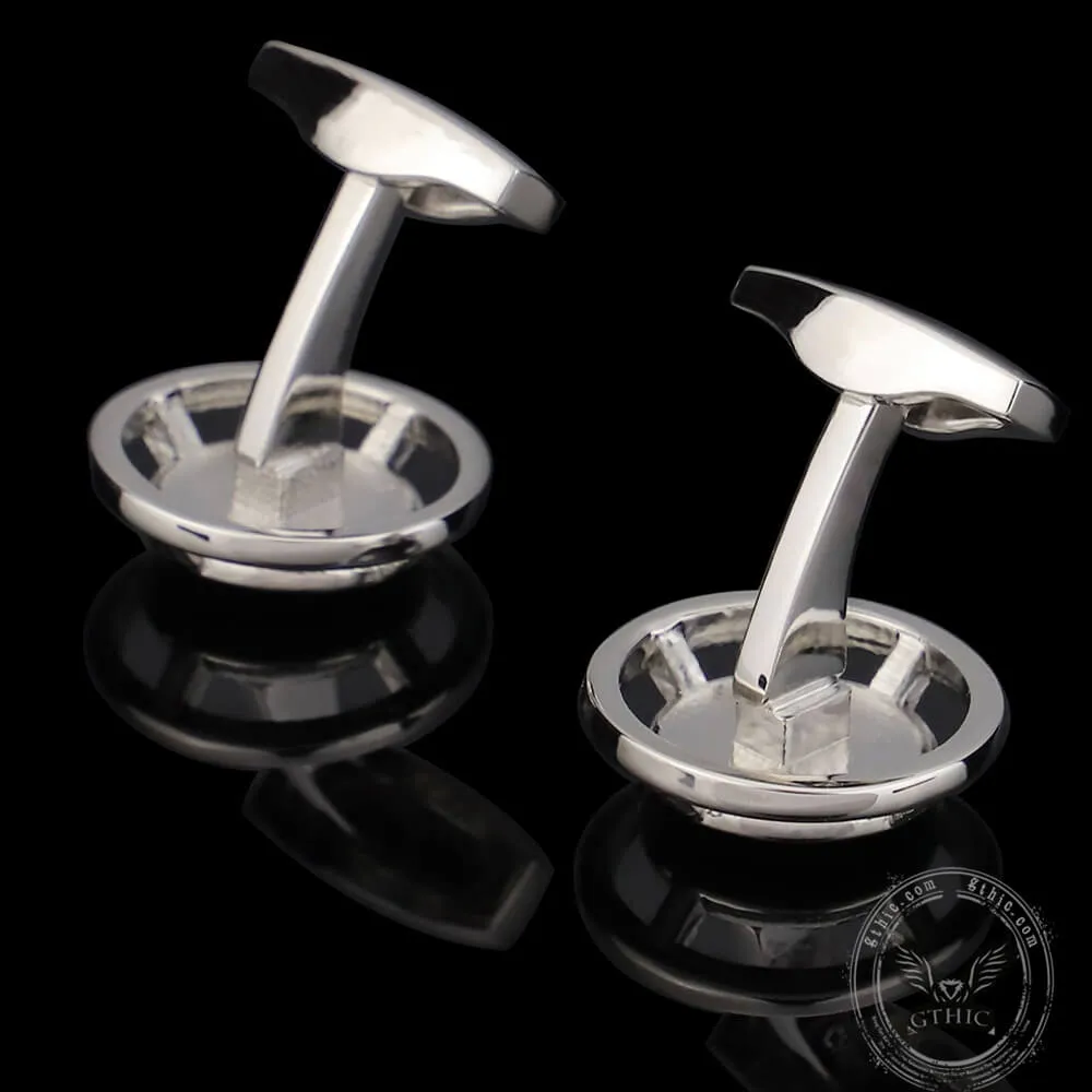 Exquisite Eye Brass Whale Back Cufflinks sold by GTHIC product image thumbnail 5