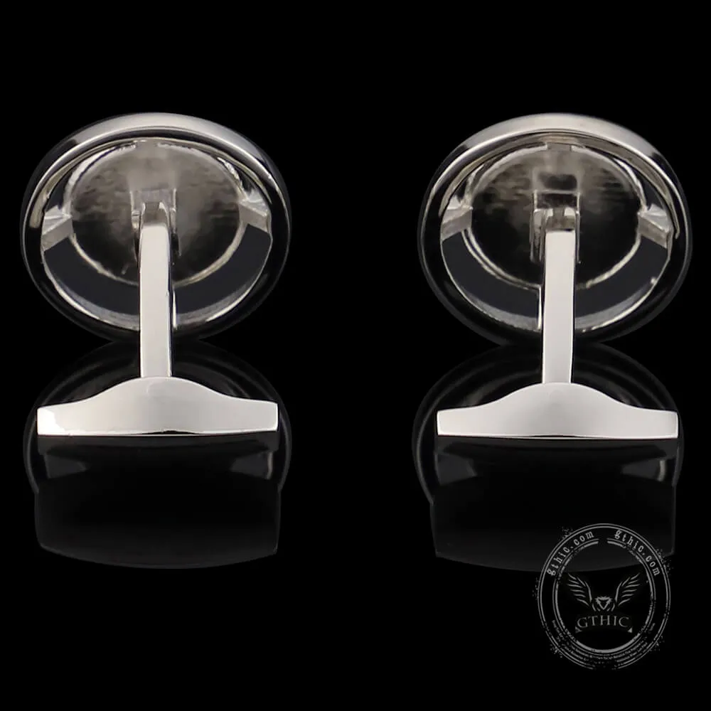 Exquisite Eye Brass Whale Back Cufflinks sold by GTHIC product image thumbnail 4