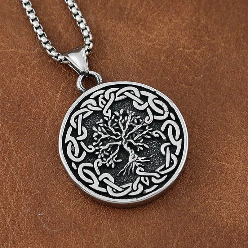 Celtic Knot Tree of Life Stainless Steel Pendant sold by GTHIC product image thumbnail 4
