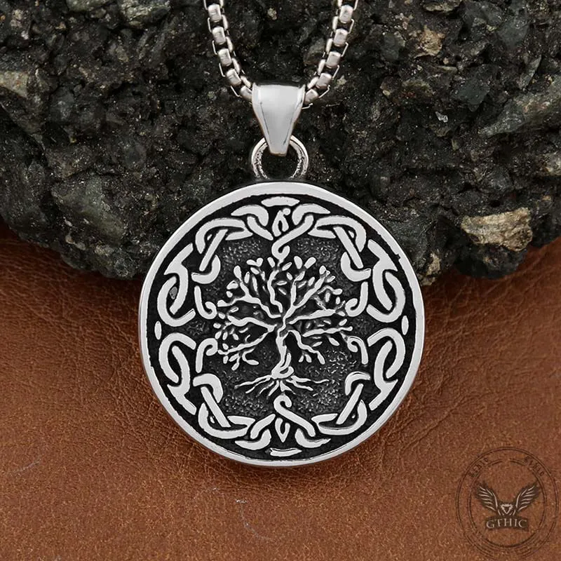 Celtic Knot Tree of Life Stainless Steel Pendant sold by GTHIC