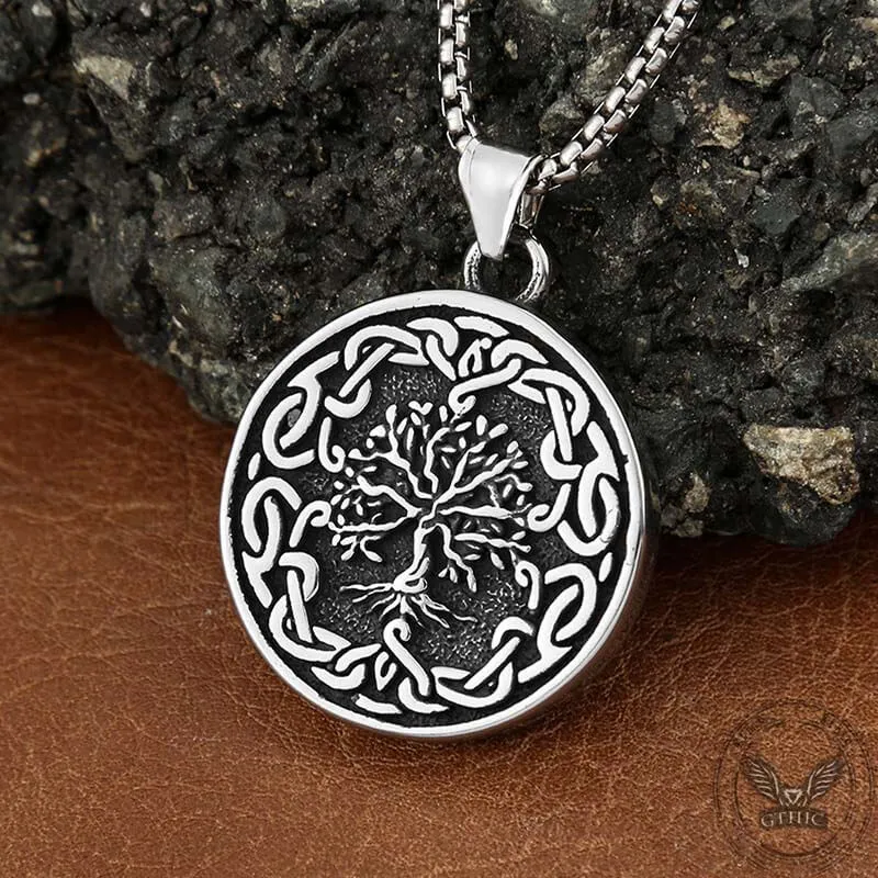 Celtic Knot Tree of Life Stainless Steel Pendant sold by GTHIC product image thumbnail 2