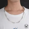 Skeleton Bone Link Chain Sterling Silver Necklace sold by GTHIC