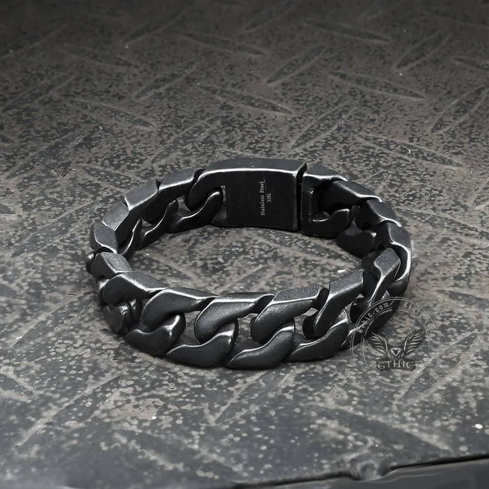 Retro Cuban Chain Stainless Steel Bracelet sold by GTHIC product image thumbnail 3