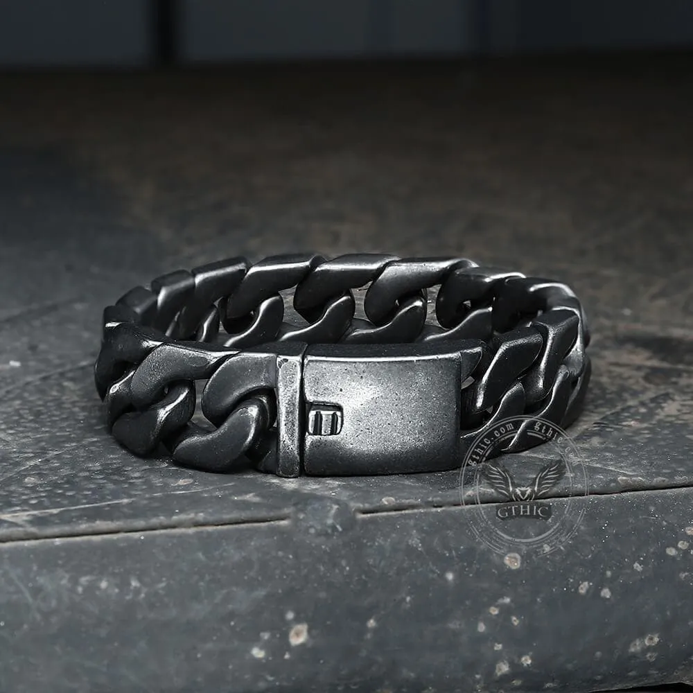 Retro Cuban Chain Stainless Steel Bracelet sold by GTHIC product image thumbnail 5