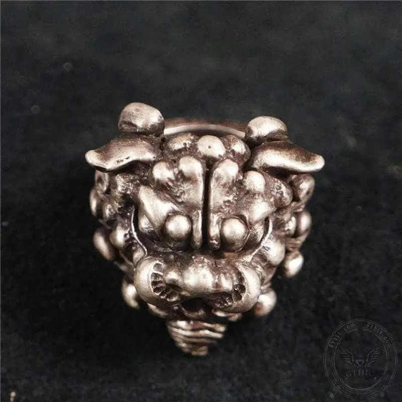 Lion Sterling Silver Beast Ring sold by GTHIC product image thumbnail 3