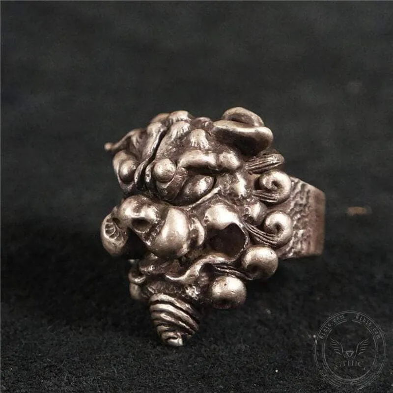 Lion Sterling Silver Beast Ring sold by GTHIC product image thumbnail 4