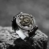 Baroque Lion Sterling Silver Seal Ring sold by GTHIC