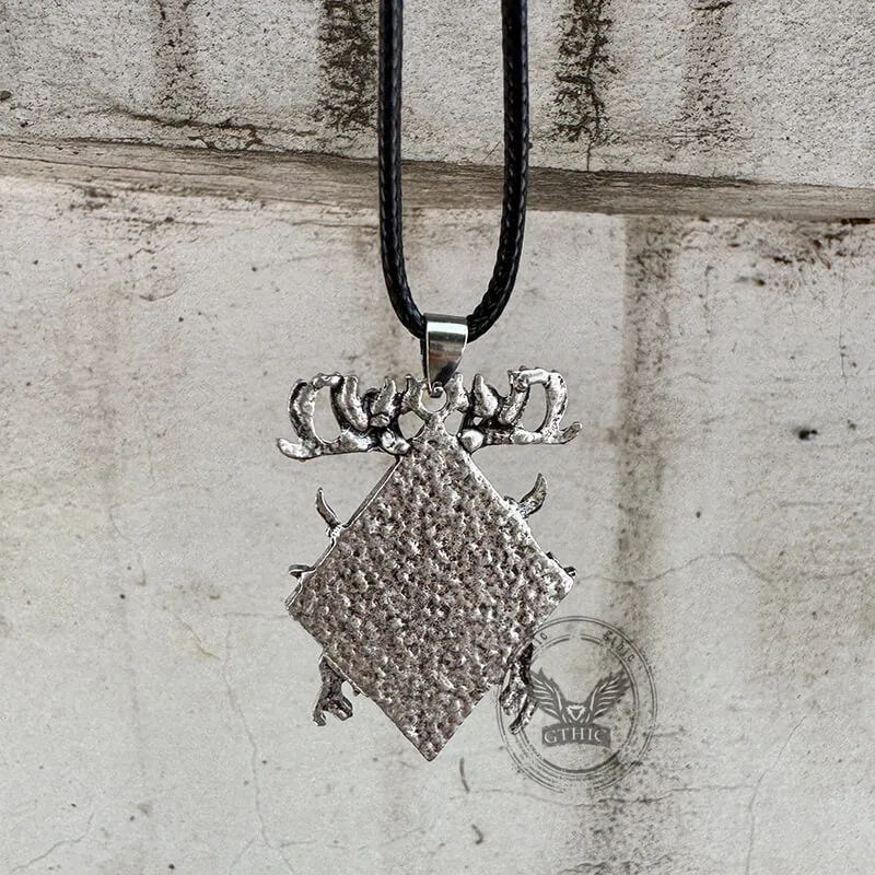 Natural Force Wendigo Skull Stainless Steel Pendant sold by GTHIC product image thumbnail 5