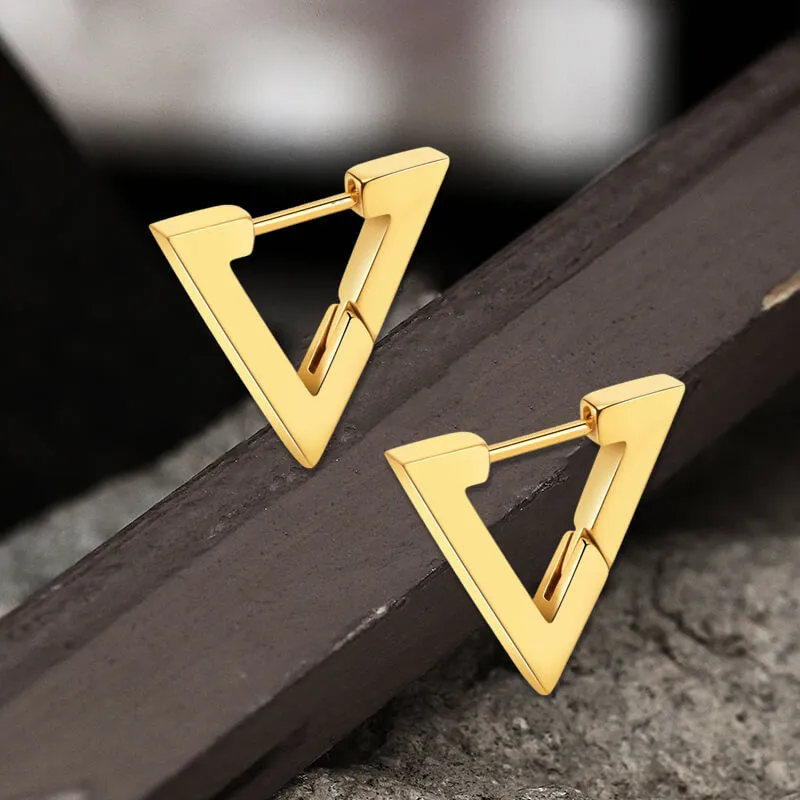 Triangle Stainless Steel Geometric Earrings sold by GTHIC product image thumbnail 4