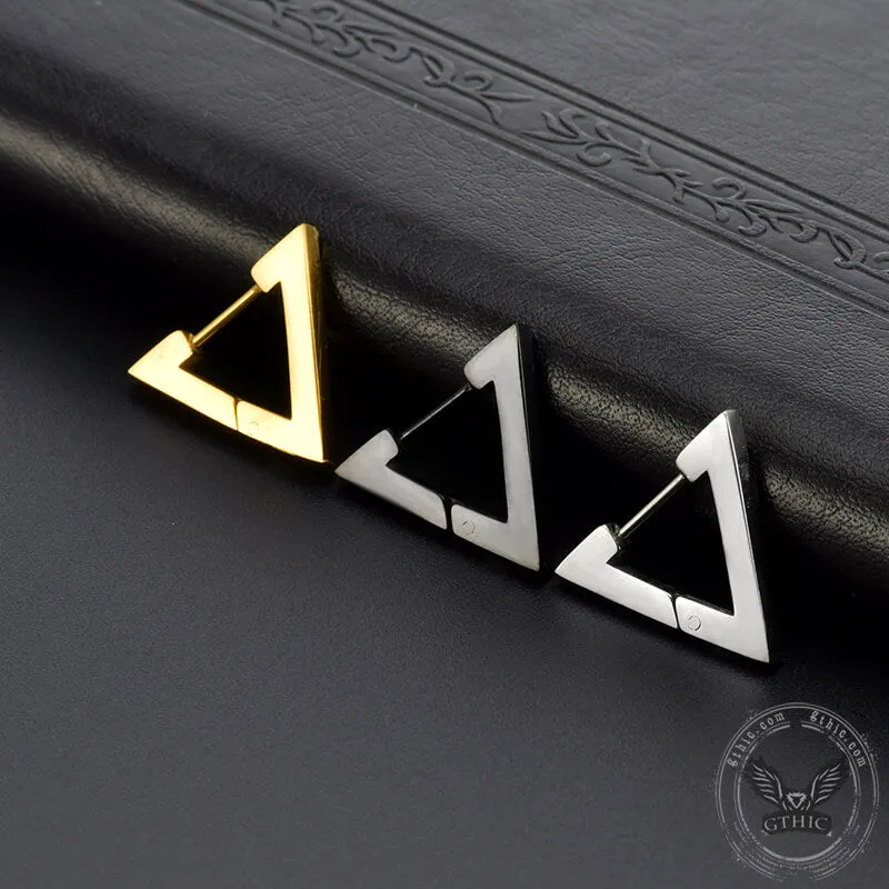 Triangle Stainless Steel Geometric Earrings sold by GTHIC product image thumbnail 3