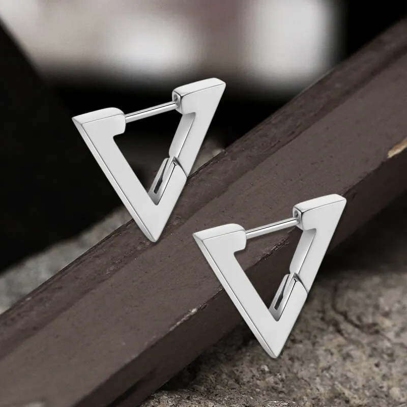 Triangle Stainless Steel Geometric Earrings sold by GTHIC