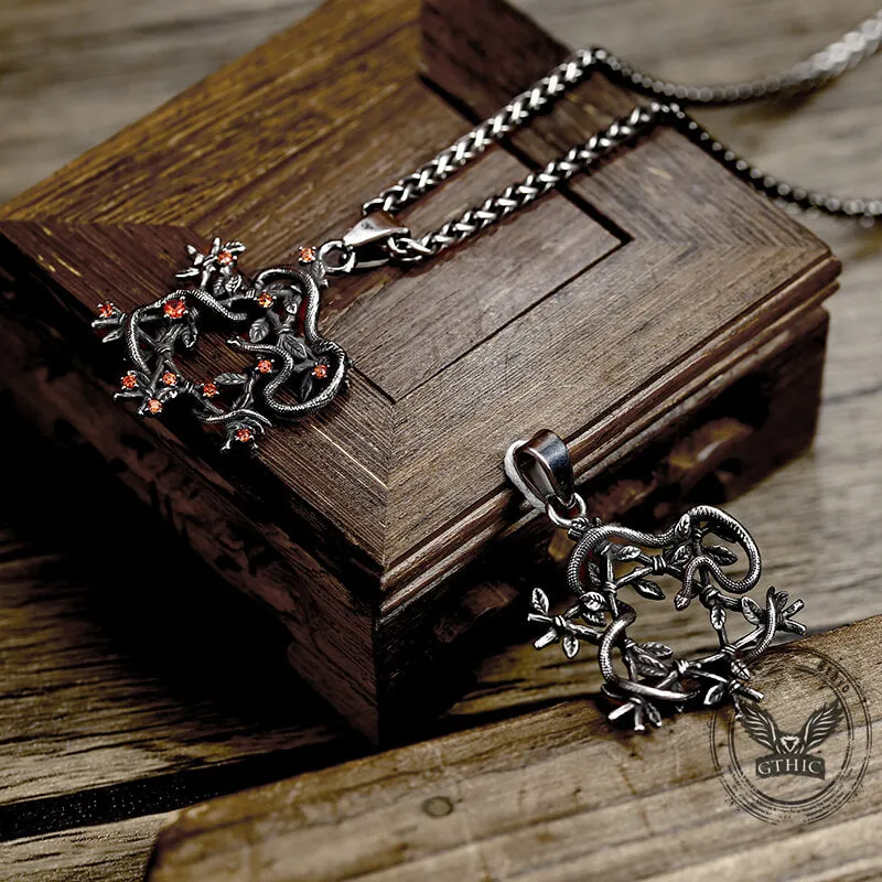 Snake Entwined Star Stainless Steel Pendant sold by GTHIC
