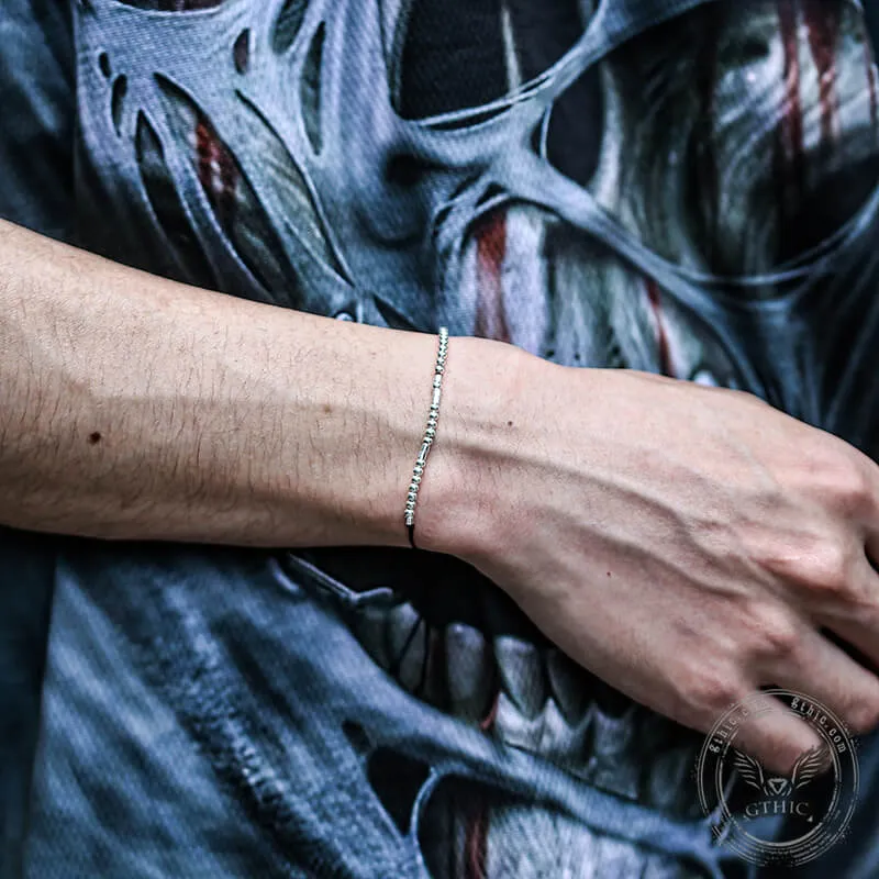 Best Bitches Morse Code Sterling Silver Bracelet sold by GTHIC product image thumbnail 2