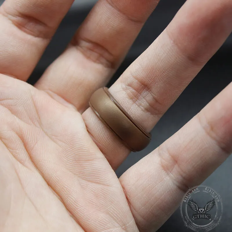 Polished Step-Edge Silicone Ring sold by GTHIC product image thumbnail 3