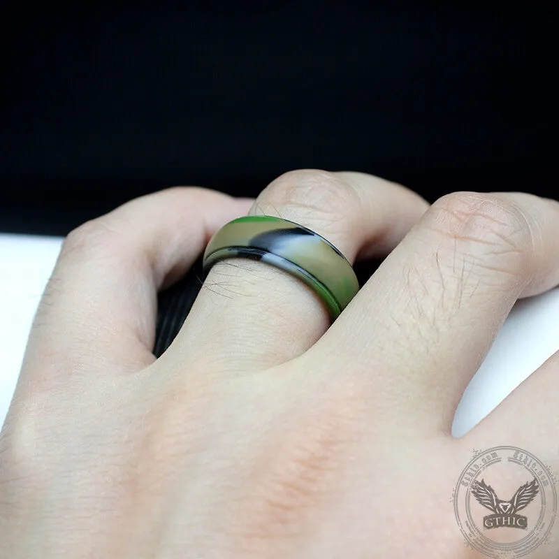 Polished Step-Edge Silicone Ring sold by GTHIC product image thumbnail 2