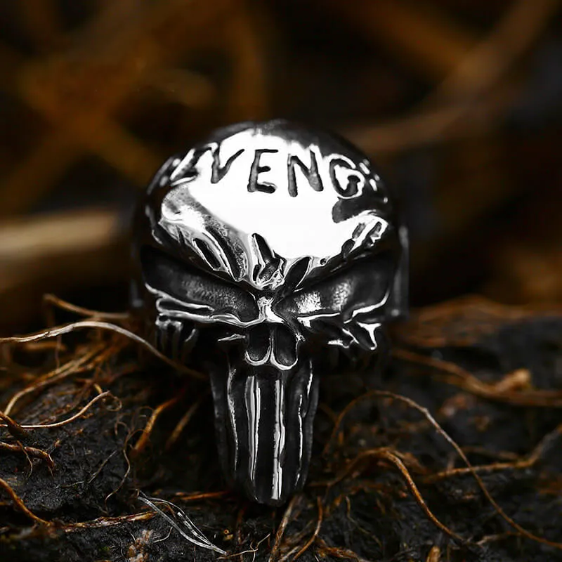Revenge Skull Death Stainless Steel Ring sold by GTHIC product image thumbnail 3