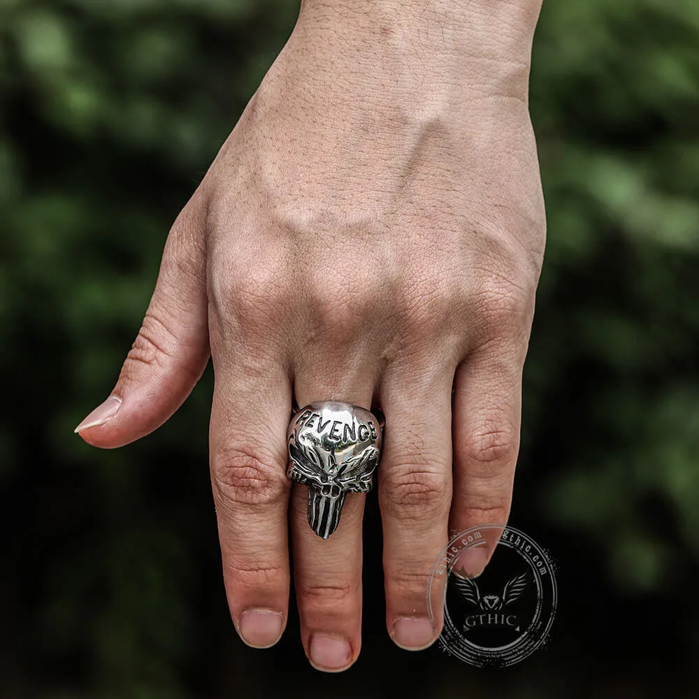 Revenge Skull Death Stainless Steel Ring sold by GTHIC product image thumbnail 2
