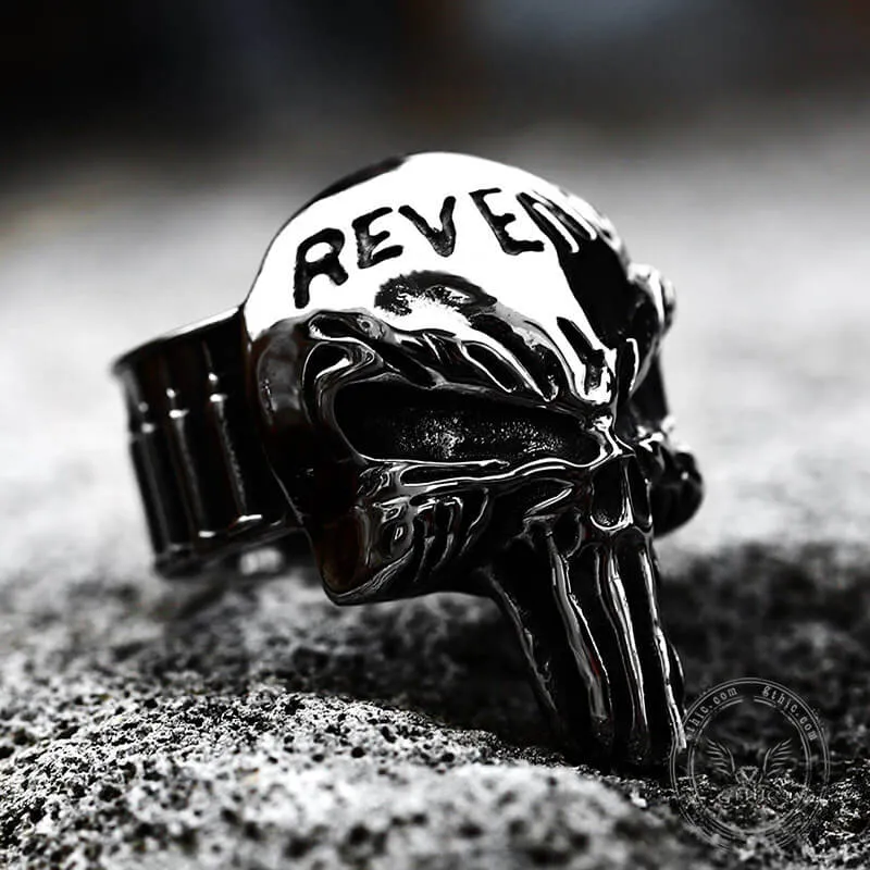 Revenge Skull Death Stainless Steel Ring sold by GTHIC