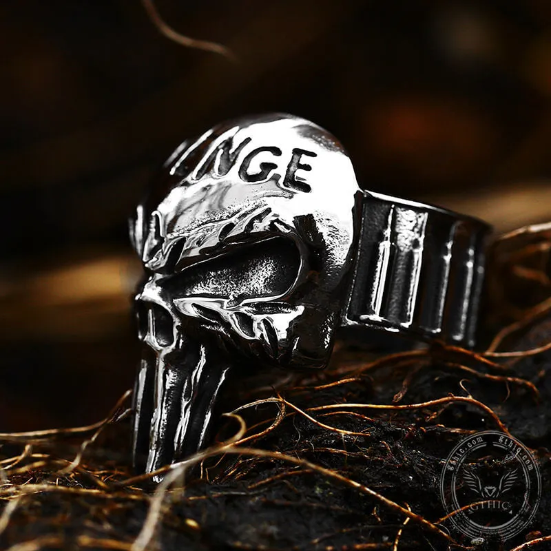 Revenge Skull Death Stainless Steel Ring sold by GTHIC product image thumbnail 5