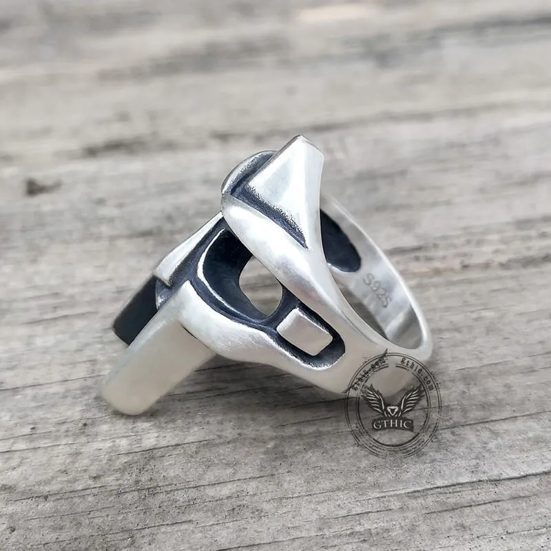 MF DOOM Mask Sterling Silver Ring sold by GTHIC product image thumbnail 4