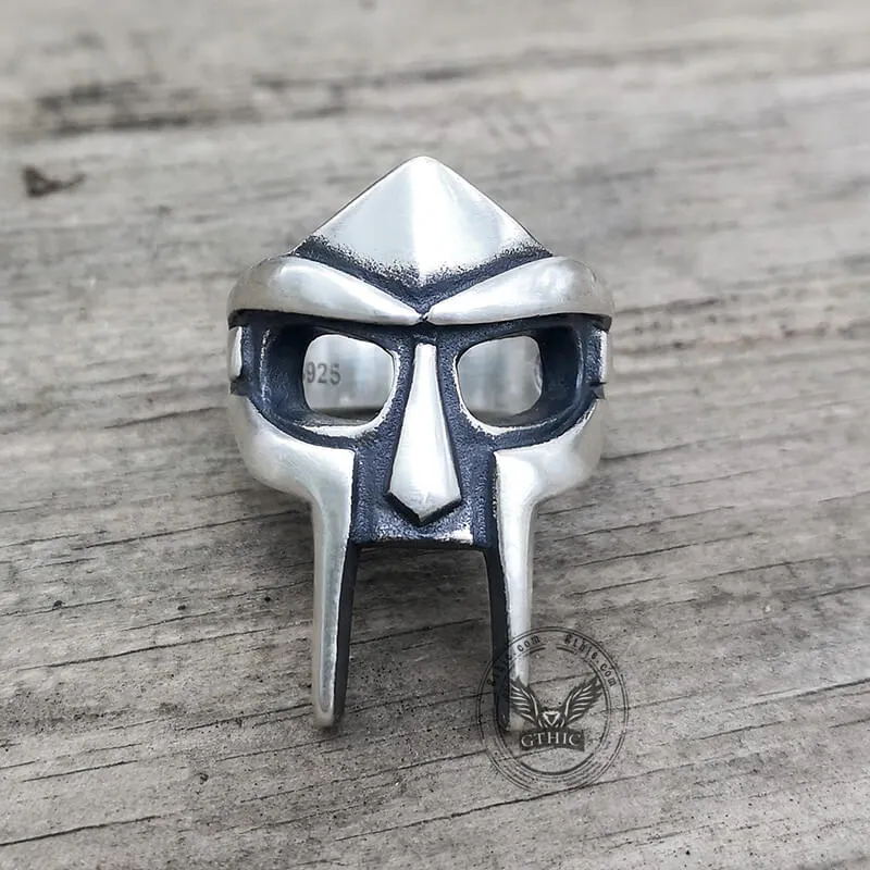 MF DOOM Mask Sterling Silver Ring sold by GTHIC product image thumbnail 2