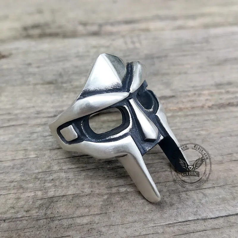 MF DOOM Mask Sterling Silver Ring sold by GTHIC product image thumbnail 3